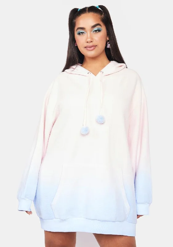 Sale On Clothing Plus Happy Talk Ombre Sherpa Hoodie