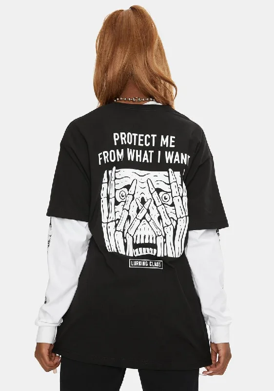 Women's Activewear for Exercise and Sports Protect Graphic Tee