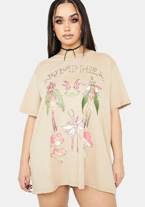 Trendy Boutique Online Plus Woodland Creatures Oversized Graphic Tee