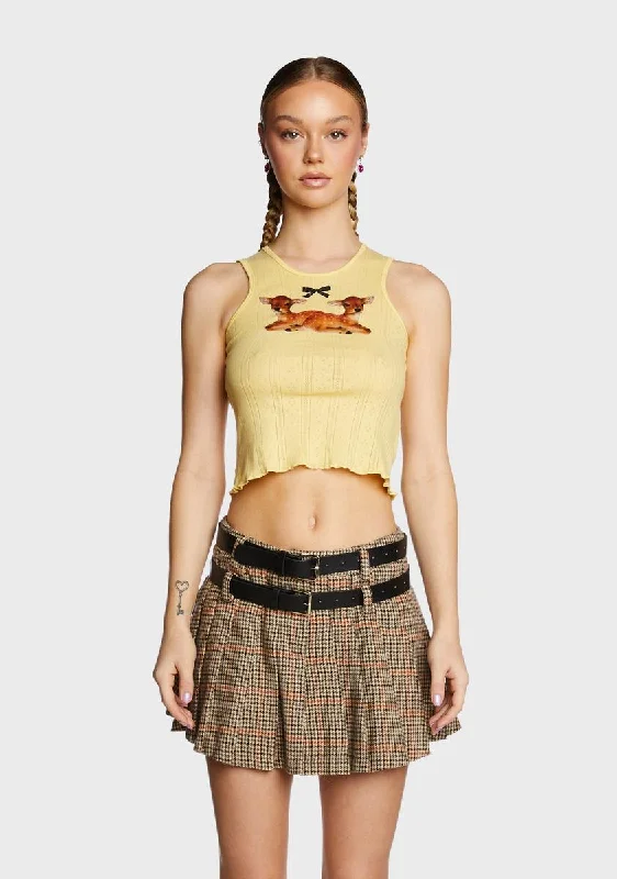 Outfits Ideas Bambi Pointelle Cami Top