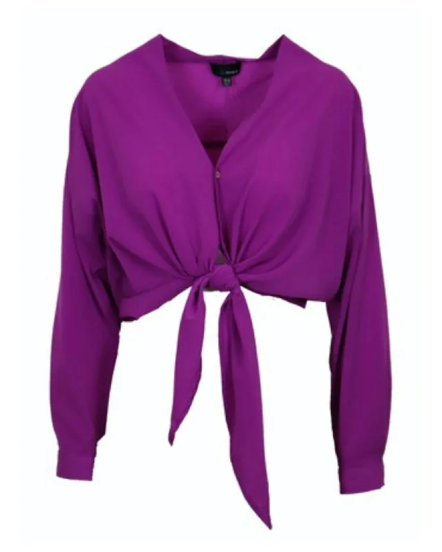 Trend Alert Worth It Crop Top In Purple
