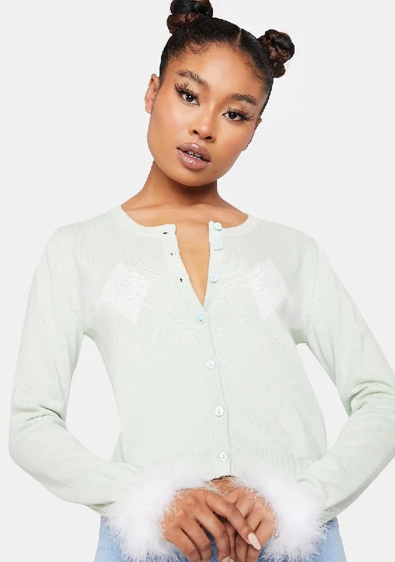 Effortless Chic for Women Playing Doubles Argyle Cardigan