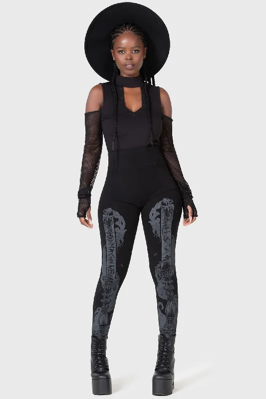 Casual Chic Candelabrum Leggings