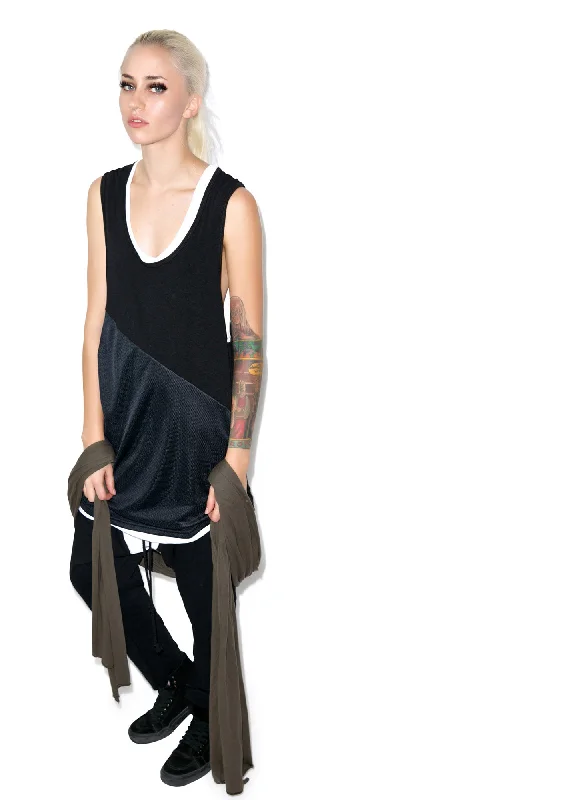 Women's Luxury Attire The Mason Long Tank Top