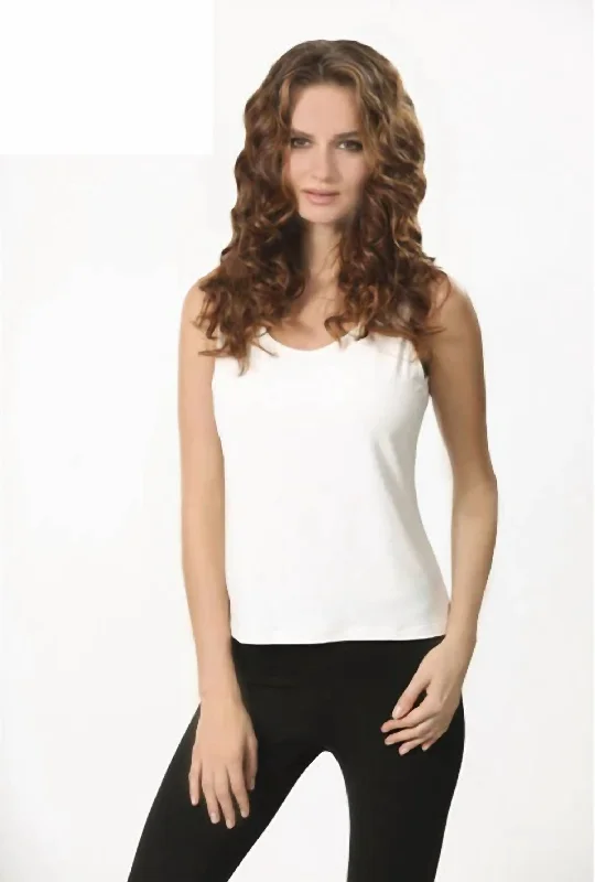 Flash Sale Event Bra-Friendly Tank Top In Cream
