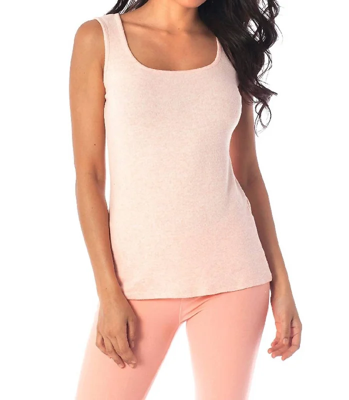 High End Fashion Ava Kashmira Tank Top In Peach
