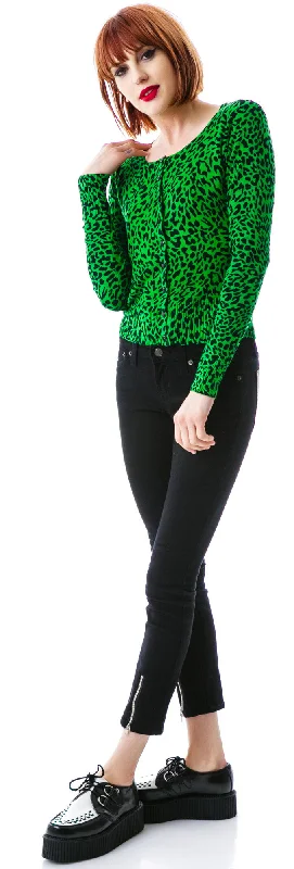 Women's Clothing Sale Lola Leopard Cardigan