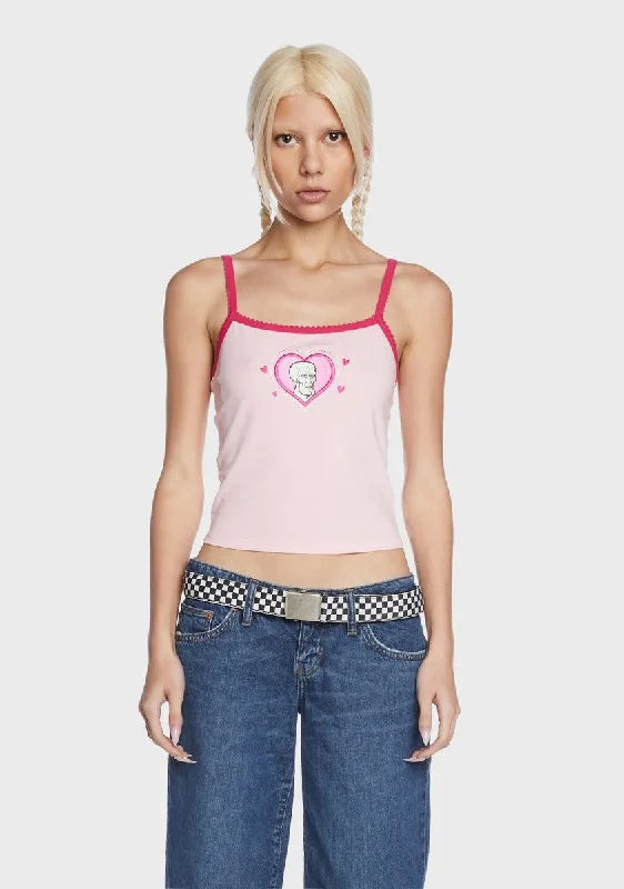 Easygoing Women's Style Handsome Squidward Tank Top