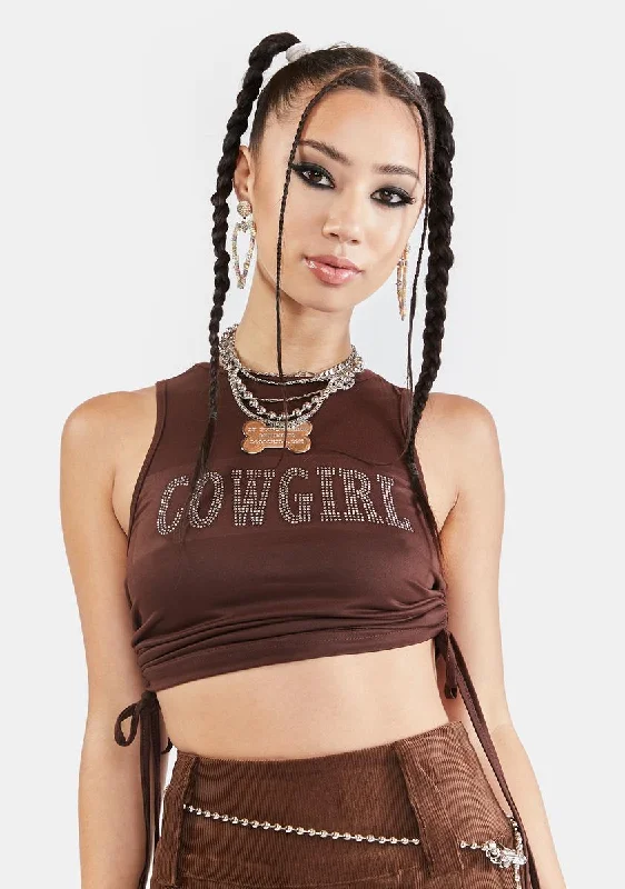 Casual Chic Clothing Cowgirl Crop Top