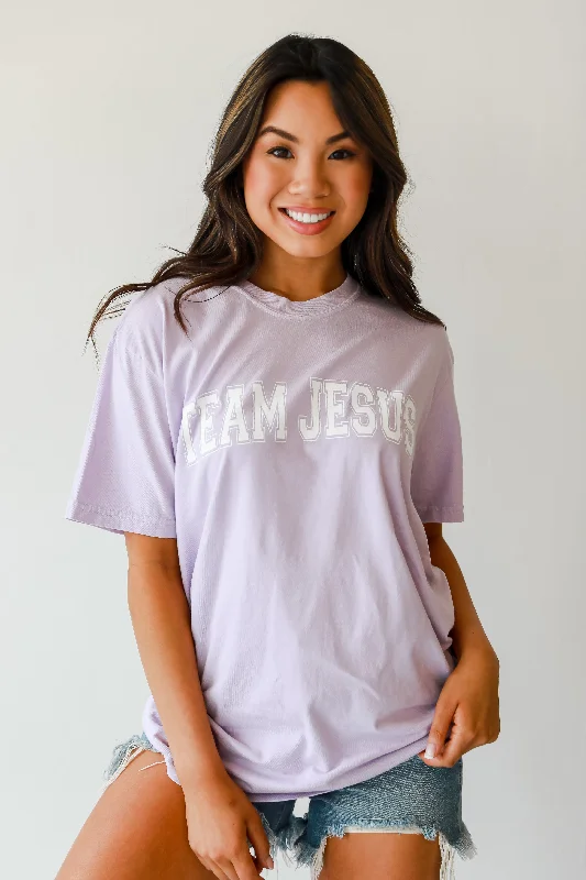 Elegant Clothing Lavender Team Jesus Tee