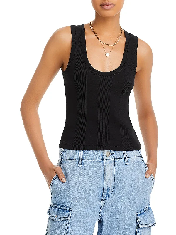 Clothing Sales Womens Cotton Scoop Neck Tank Top