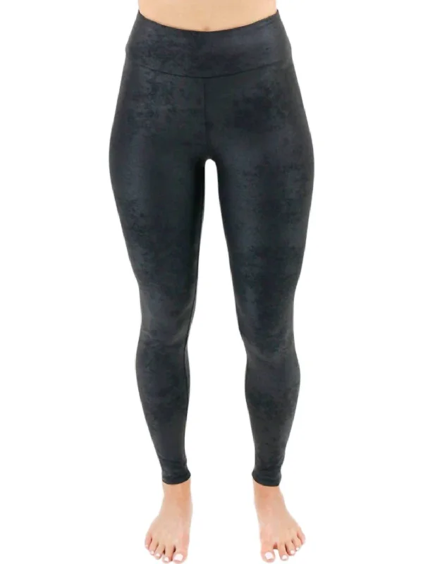 Exclusive Online Sale Faux Leather Leggings In Black