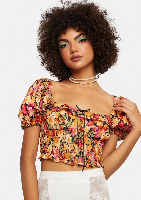 Women's Casual Apparel For Weekends Sylvie Crop Top