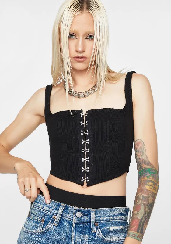 Evening Looks Craving Secrets Corset Crop Top