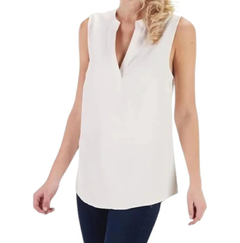 Trendy Casual Outfits Rue Tank Top In White