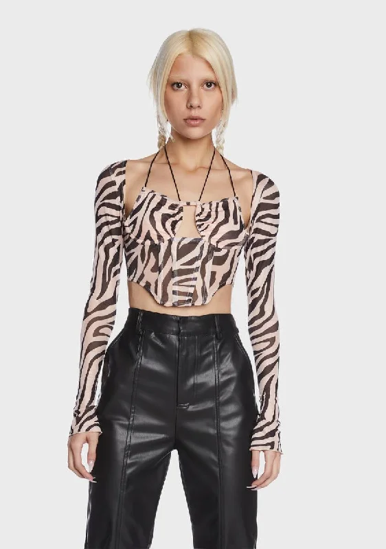 Fashionable Women's Casual Apparel Total Show Off Crop Top