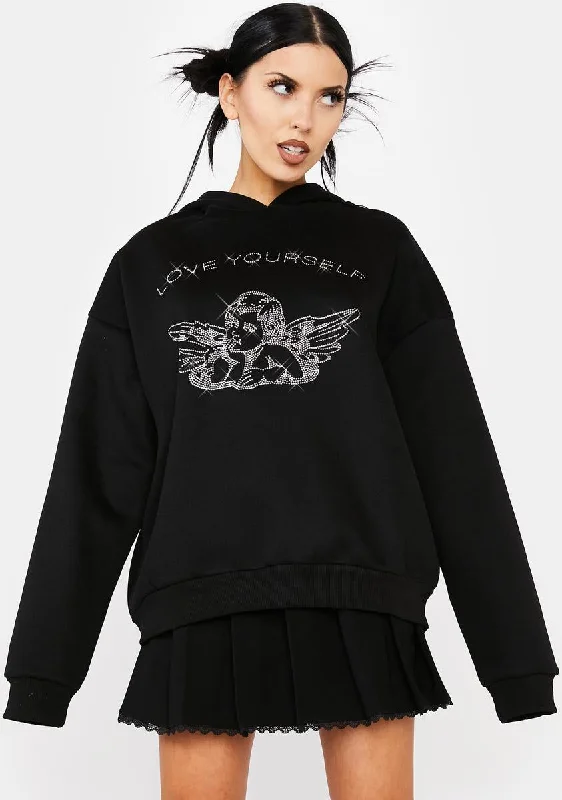 Casual Chic for Women Angie Rhinestone Hoodie