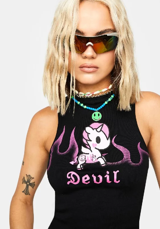 Vibrant Styles Uni Devil Tank Top
