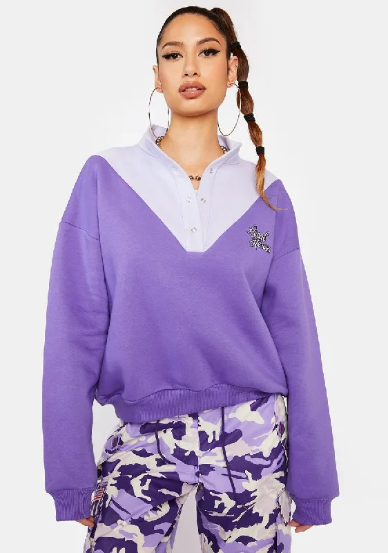 Stylish Savings Crush Turtleneck Sweatshirt