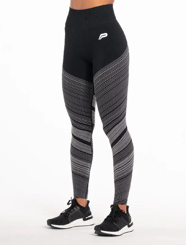 Relaxed Style Impulse Seamless Leggings - Black