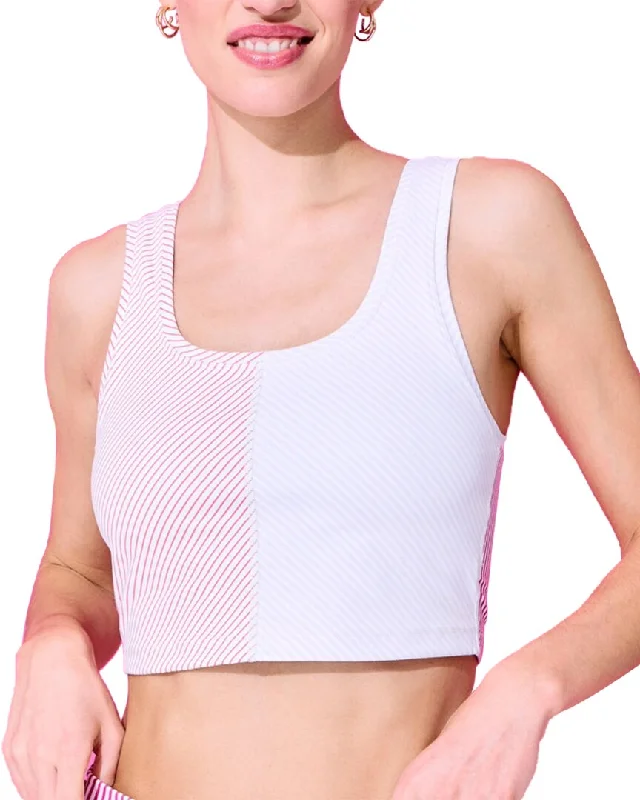 Women's Clothes And Garments Terez Split Crop Top