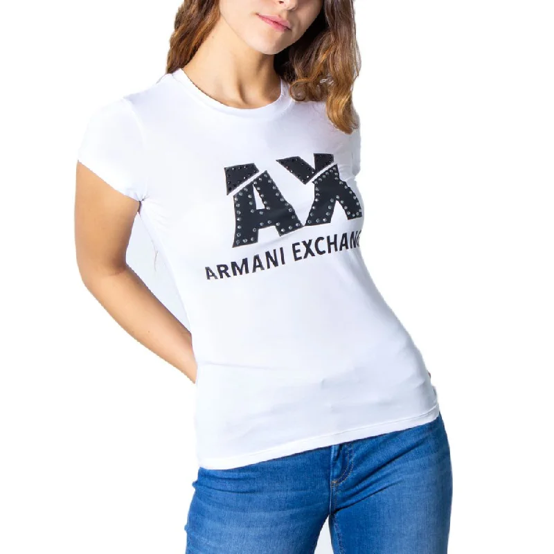 Women's Urban Fashion Armani Exchange  Cotton Tops & Women's T-Shirt