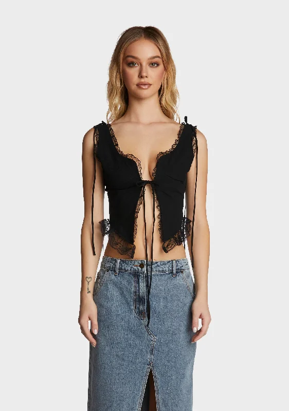 Women's Wedding Apparel Resurgence Cami Top - Onyx