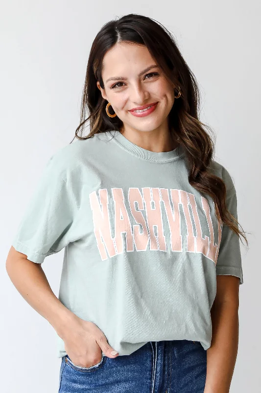 Boutique Styles Sage Nashville Tee