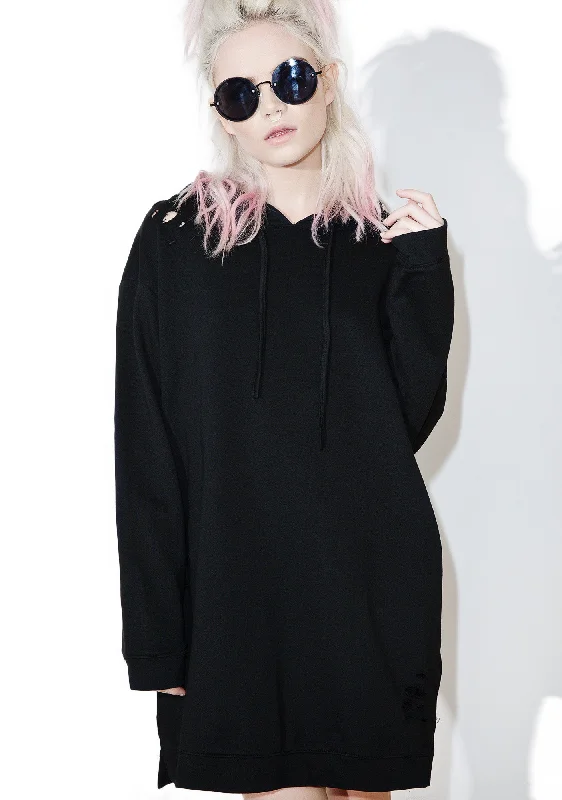 Women's Work Outfit Easy Way Out Longline Hoodie