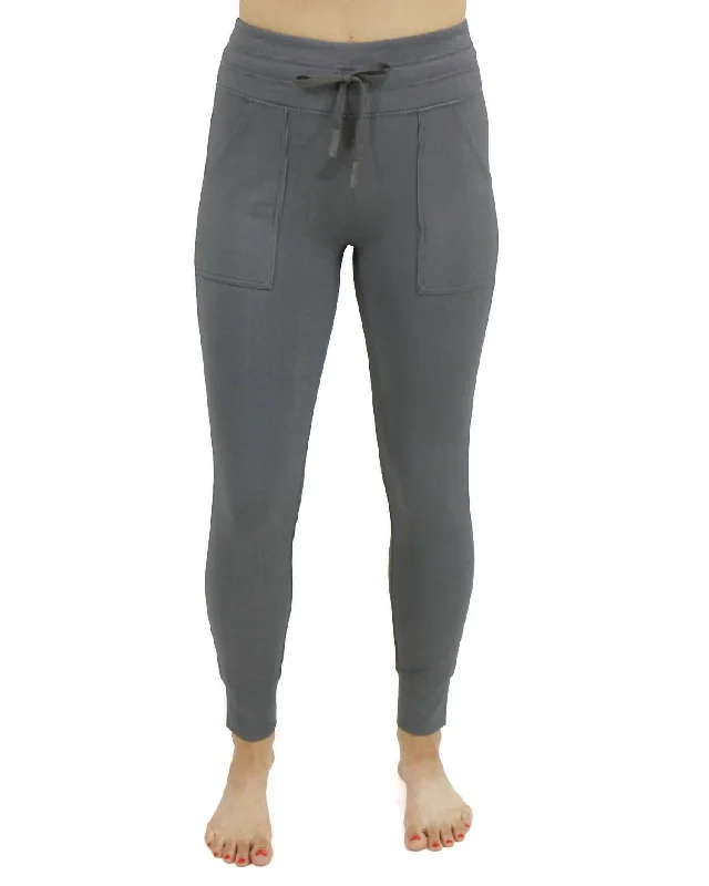 Women's Online Boutique Performance Jogger Leggings In Gray