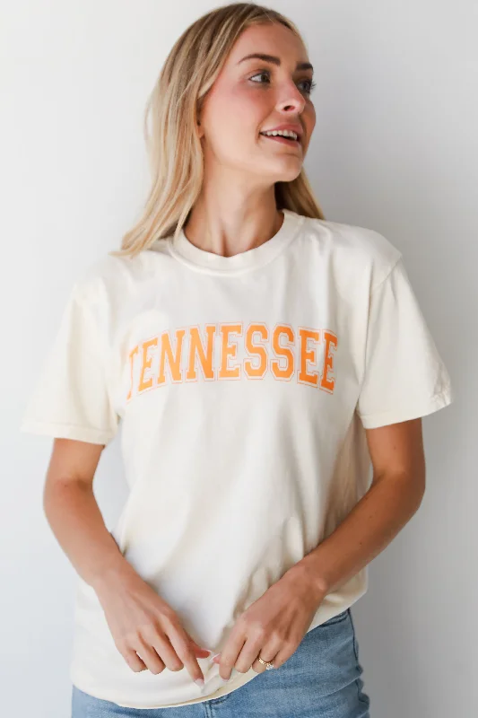 Women's Chic Apparel Ivory Tennessee Tee