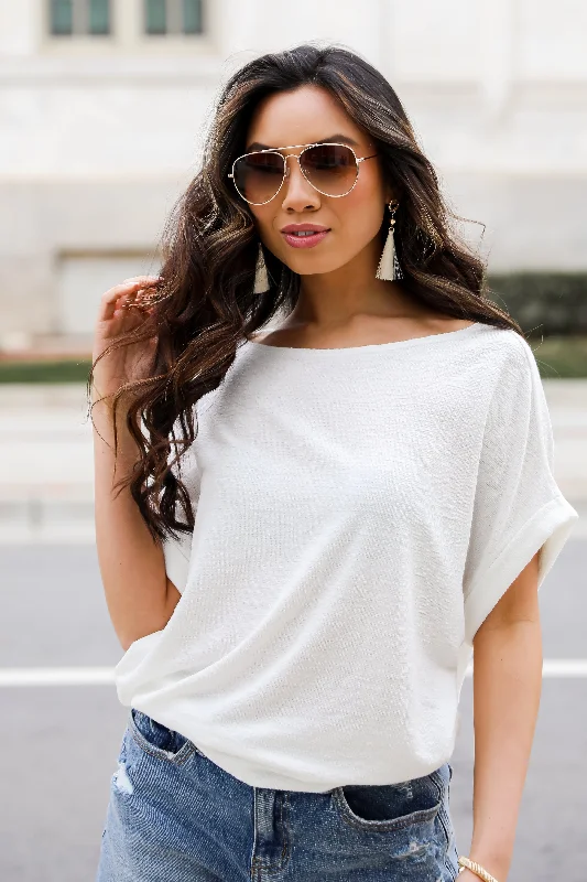 Women's Formal Event Attire FINAL SALE - Sydney Knit Tee - DU DEAL