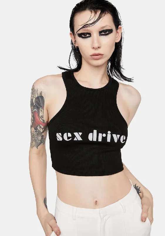 City Fashion Raw Suggestion Tank Top