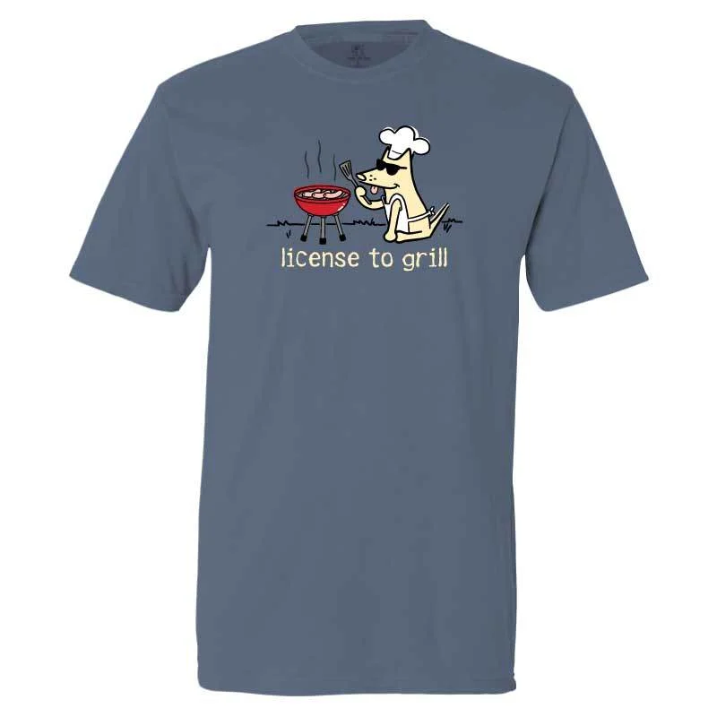 Clearance Sale License To Grill - Classic Tee