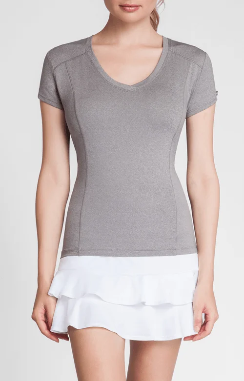 Season Sale Lacasi Top - Frosted Heather - FINAL SALE