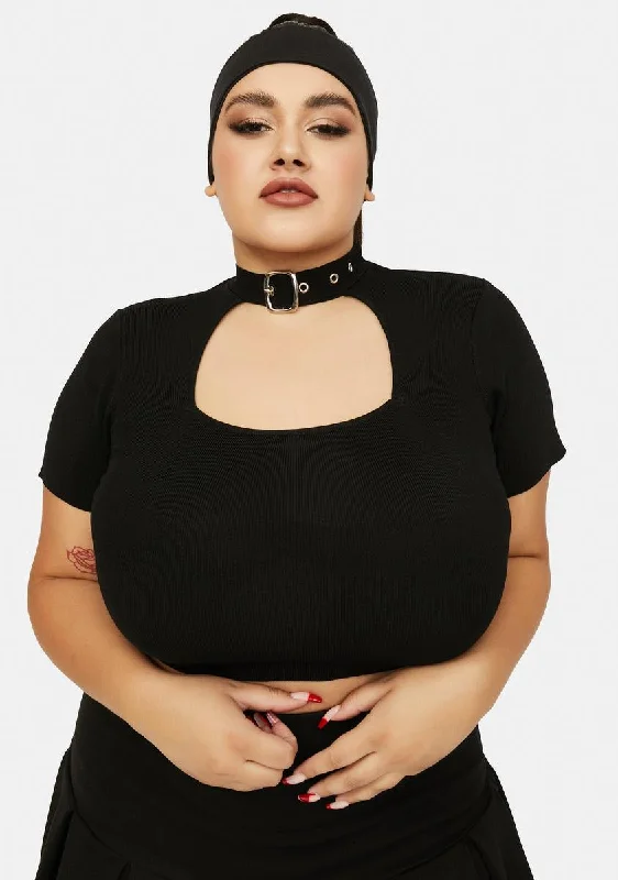 Versatile Women's Clothing for All Occasions Her Weekend Calling Keyhole Crop Top