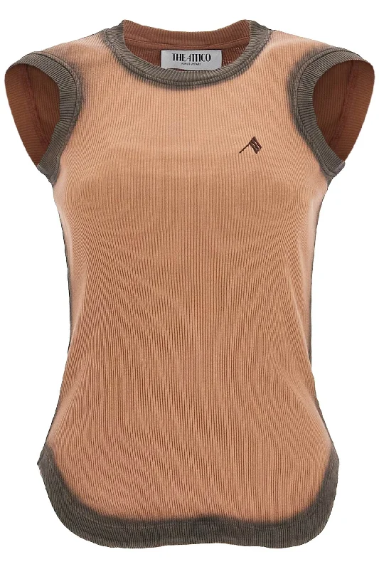 Women's High-Fashion Outfit The Attico Women's Reese Tank Top With Faded Edges