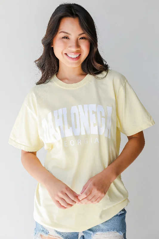 Day To Night Styles Yellow Dahlonega Georgia Tee