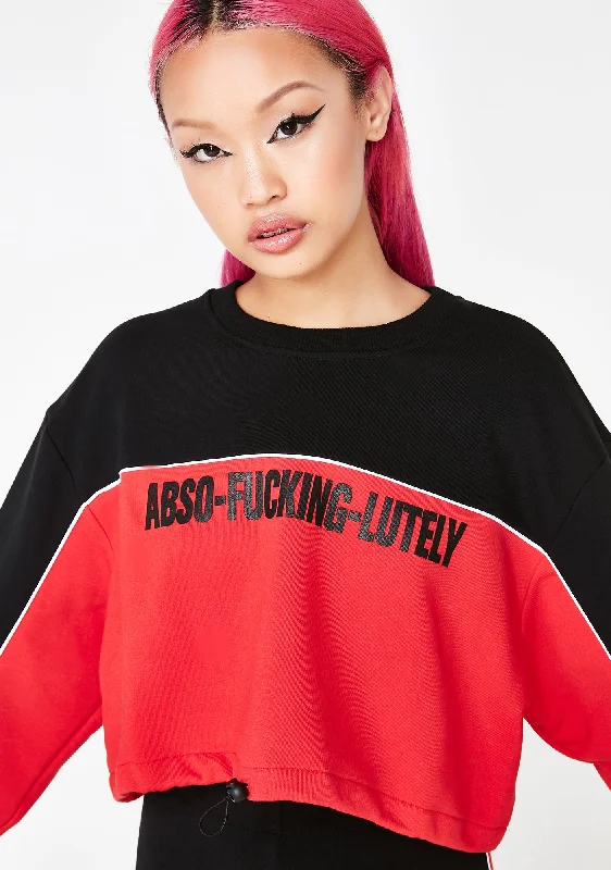 Women's Luxury Garments Abso-Fucking-Lutely Sweatshirt