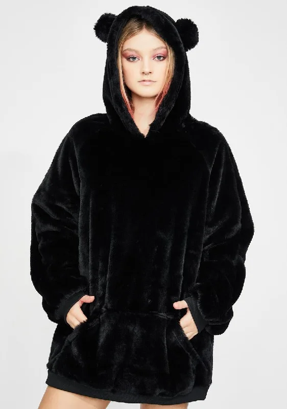 Affordable Women's Clothing Online Grizzly Groover Faux Fur Hoodie