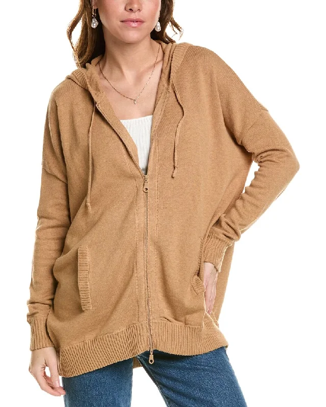 Online Impressions Boutique Minnie Rose Oversized Cashmere-Blend Hoodie