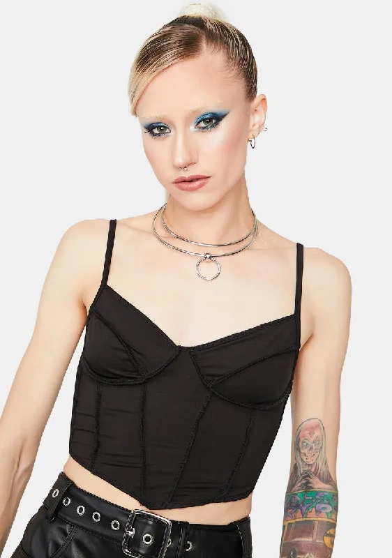 Trend Alert Run To Me Bustier Crop Top