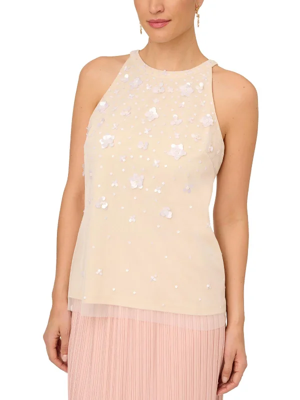 Women's Trendy Outfits Plus Womens Trapeze Sequins Tank Top