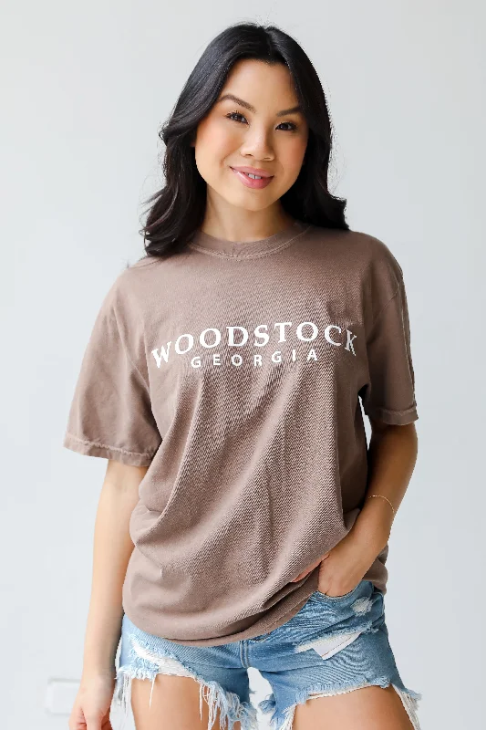 Women's Occasion Wear Apparel Mocha Woodstock Georgia Tee
