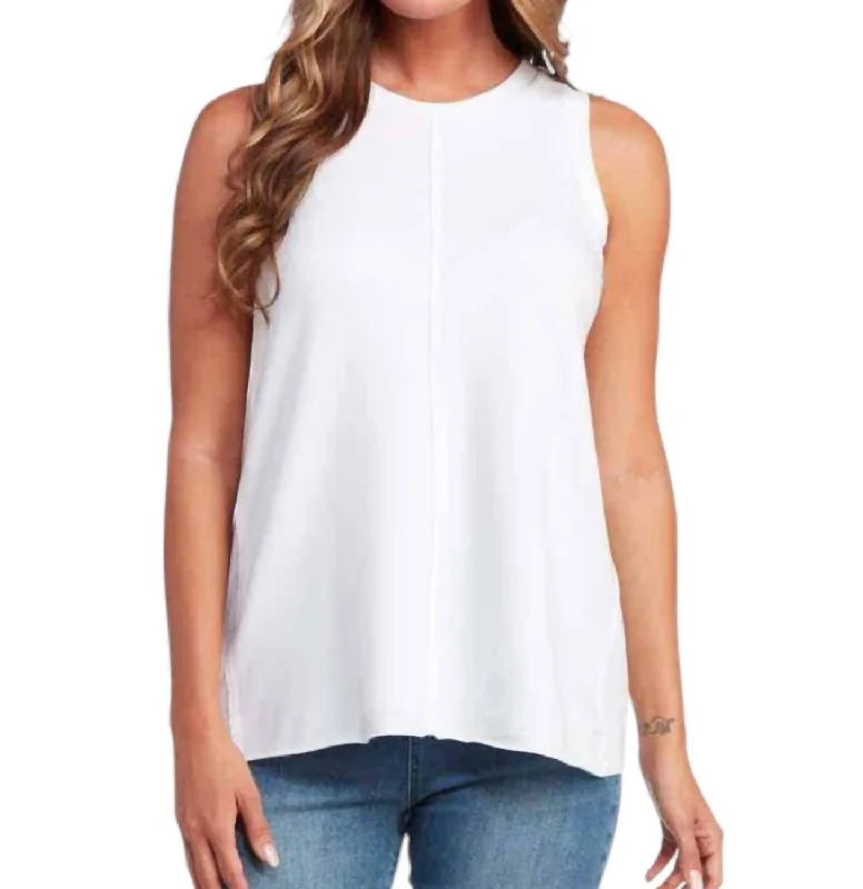 Women's Evening Outfit Dempsey Swing Tank Top In White