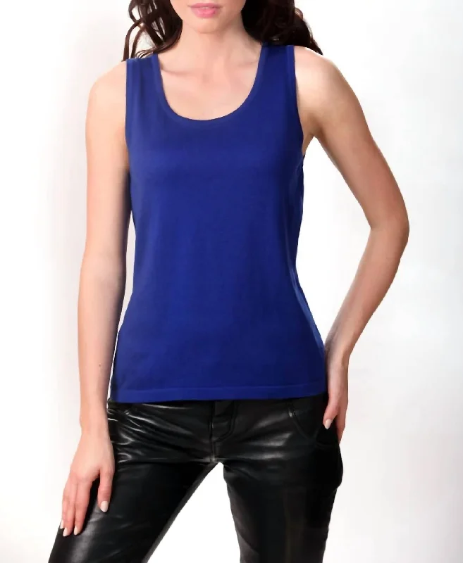 Clothing Online Bra Friendly Tank Top In Cobalt