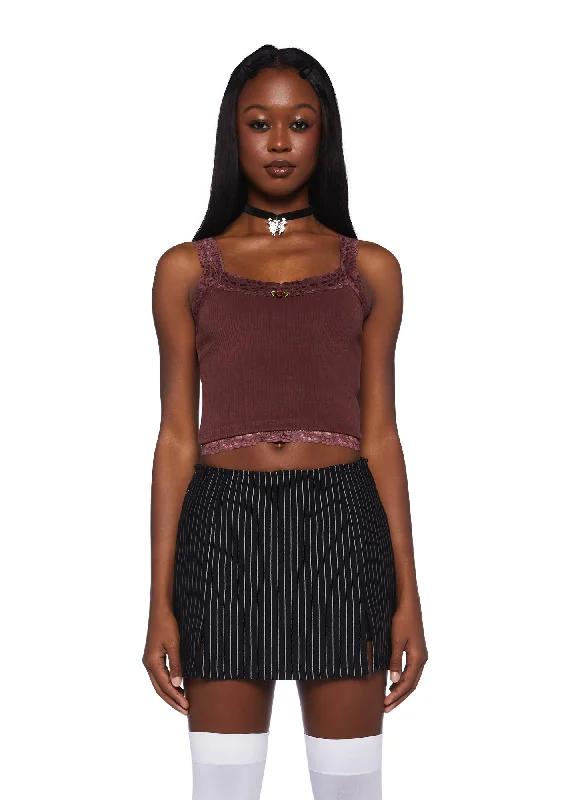 Women Apparel Young Heart Lace Cami Top