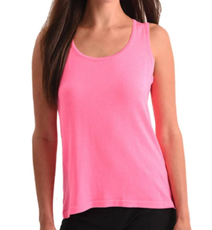 Clothes Women Bra-Friendly Tank Top In Fuchsia