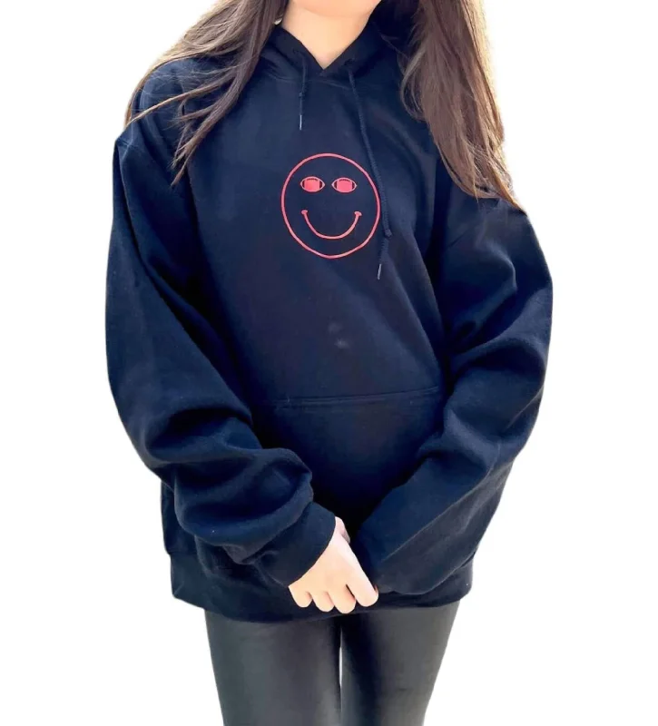 Trendy Casual Outfits Game Day Baby Hoodie In Black