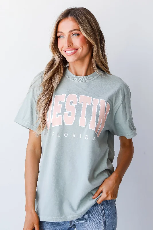 Women's Elegant Apparel Sage Destin Florida Tee